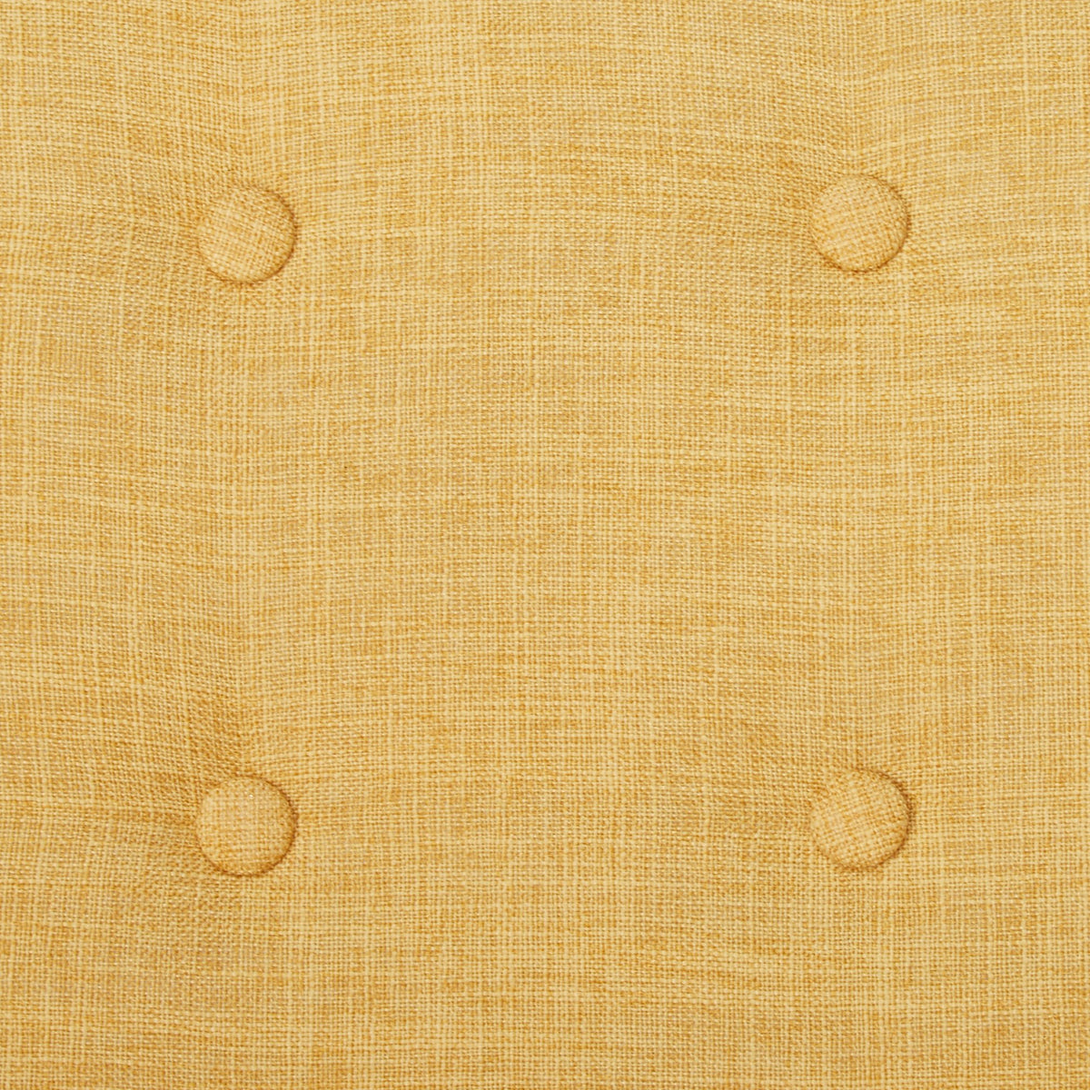 Mid-Century Modern Yellow Tufted Back Microfiber Upholstered Armchair