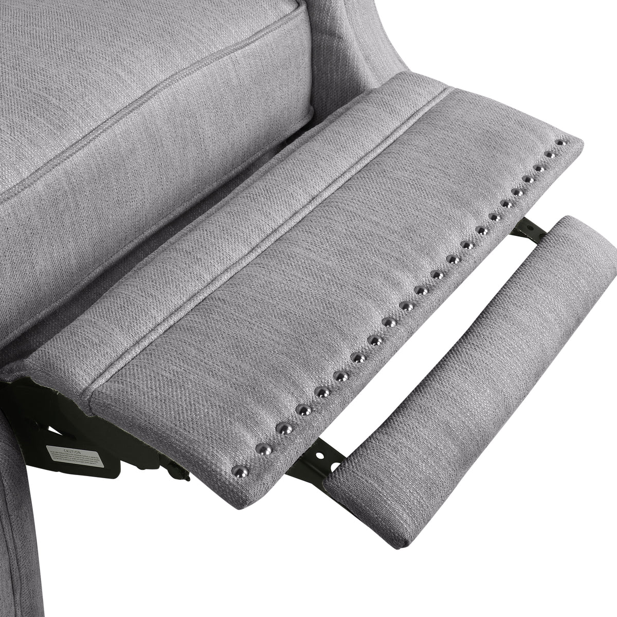Chalantevo Classic Manual Recliner Sofa Chair with Button-Tufted, Gray