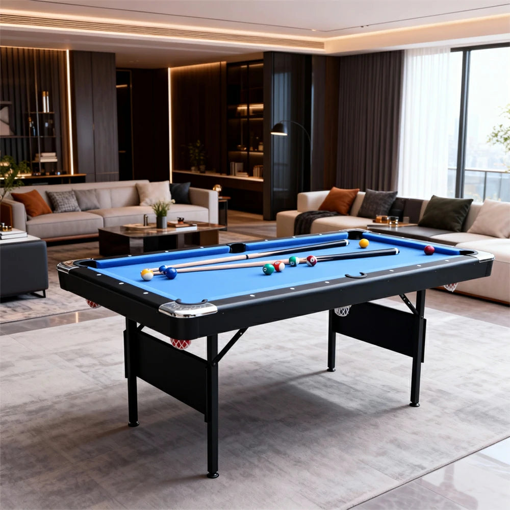Eeeza 3-in-1 Mini Game Table with Accessories, Velvet Cloth