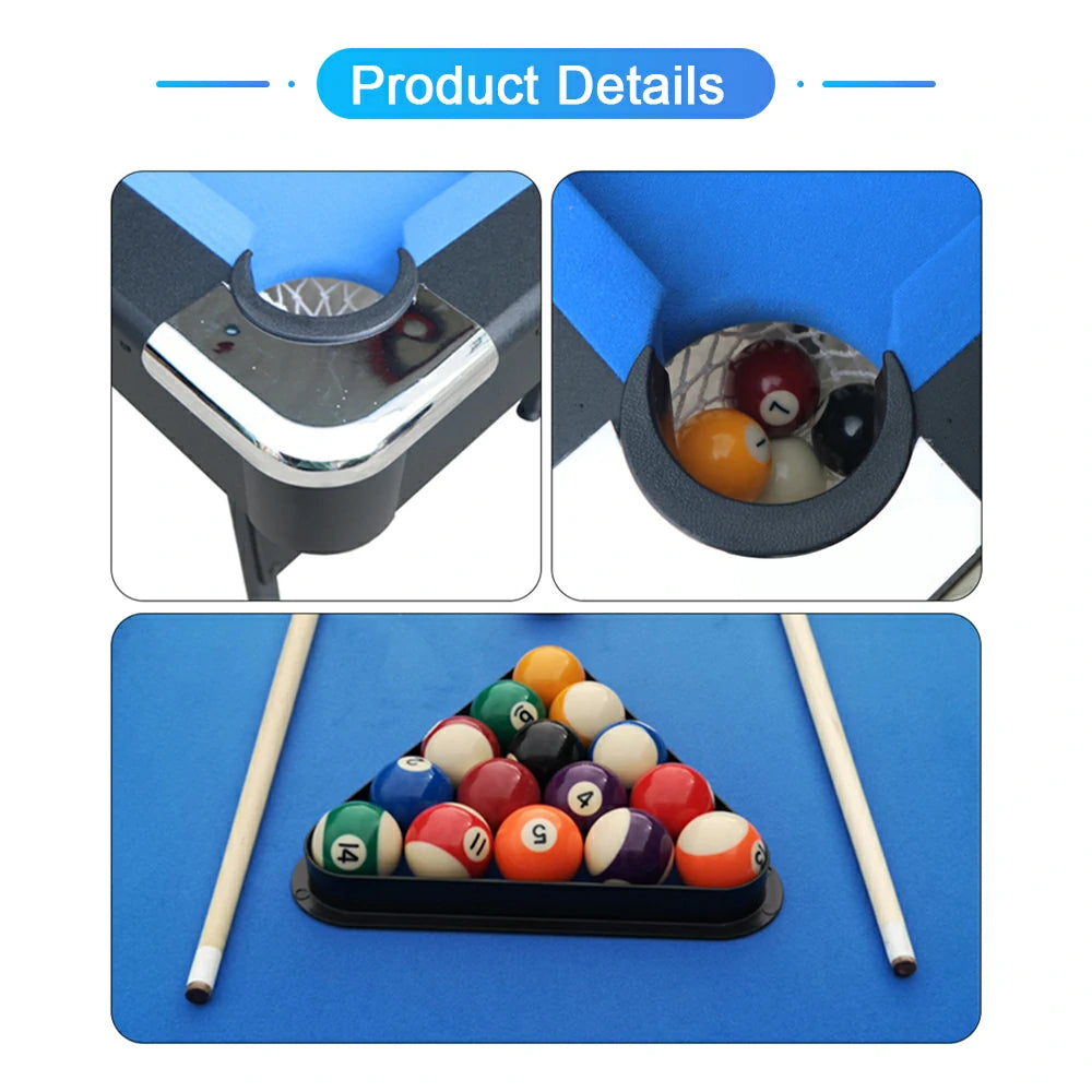 Eeeza 3-in-1 Mini Game Table with Accessories, Velvet Cloth