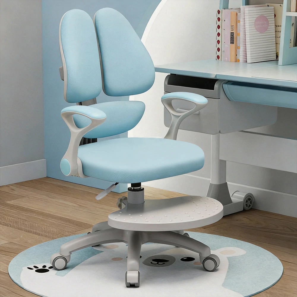 Eeeza Kids Ergonomic Study Chair with Dual-Back Support, SGS Certified