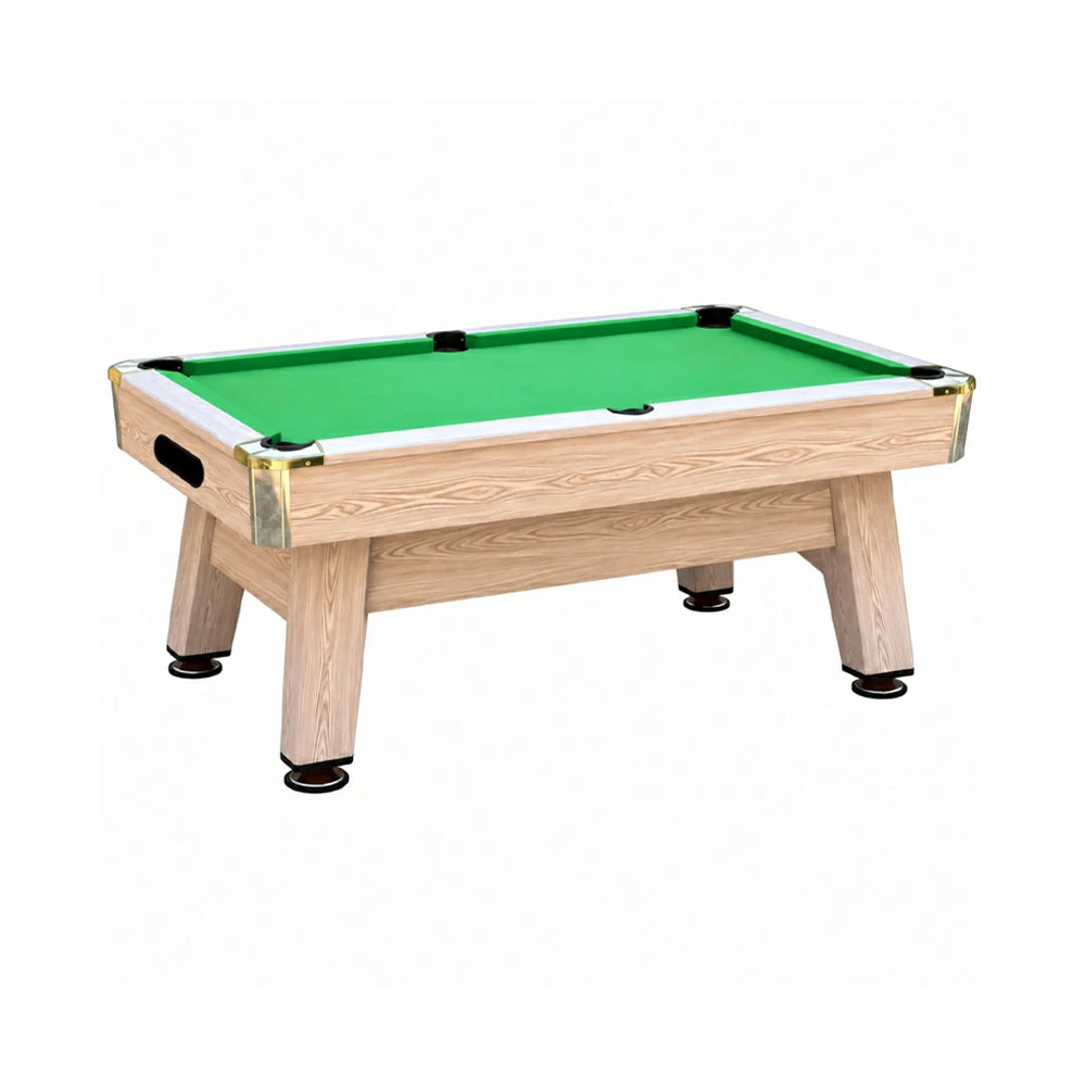 Shenling Billiard Pool Table with Ball Return and Accessories, MDF