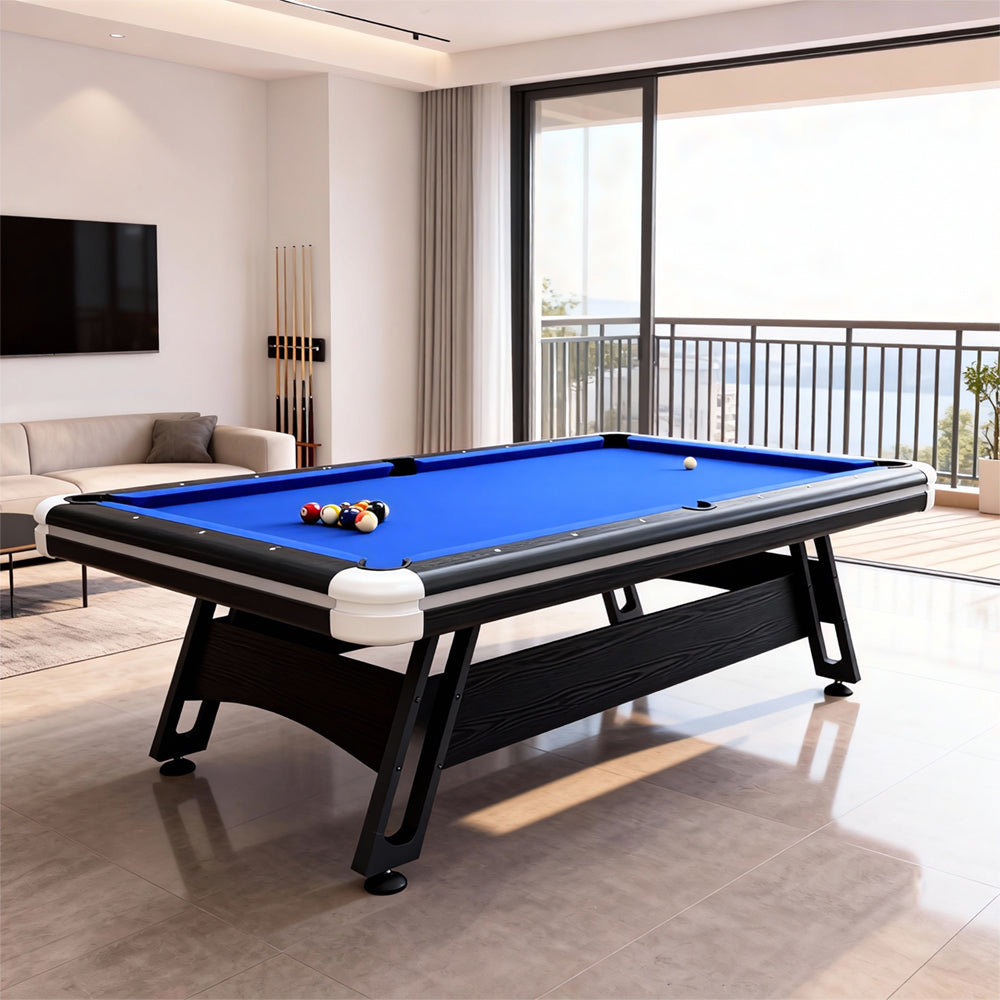 Eeeza Billiard Pool Table with Australia Wool Tablecloth, HDF, 9Ft