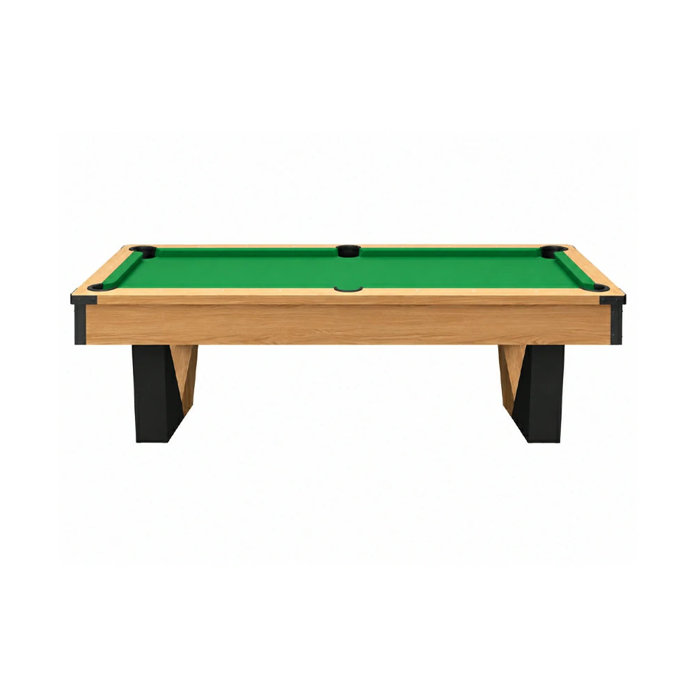 Pool Table with Ball Return and Wool Cloth, Full Accessories, 7ft
