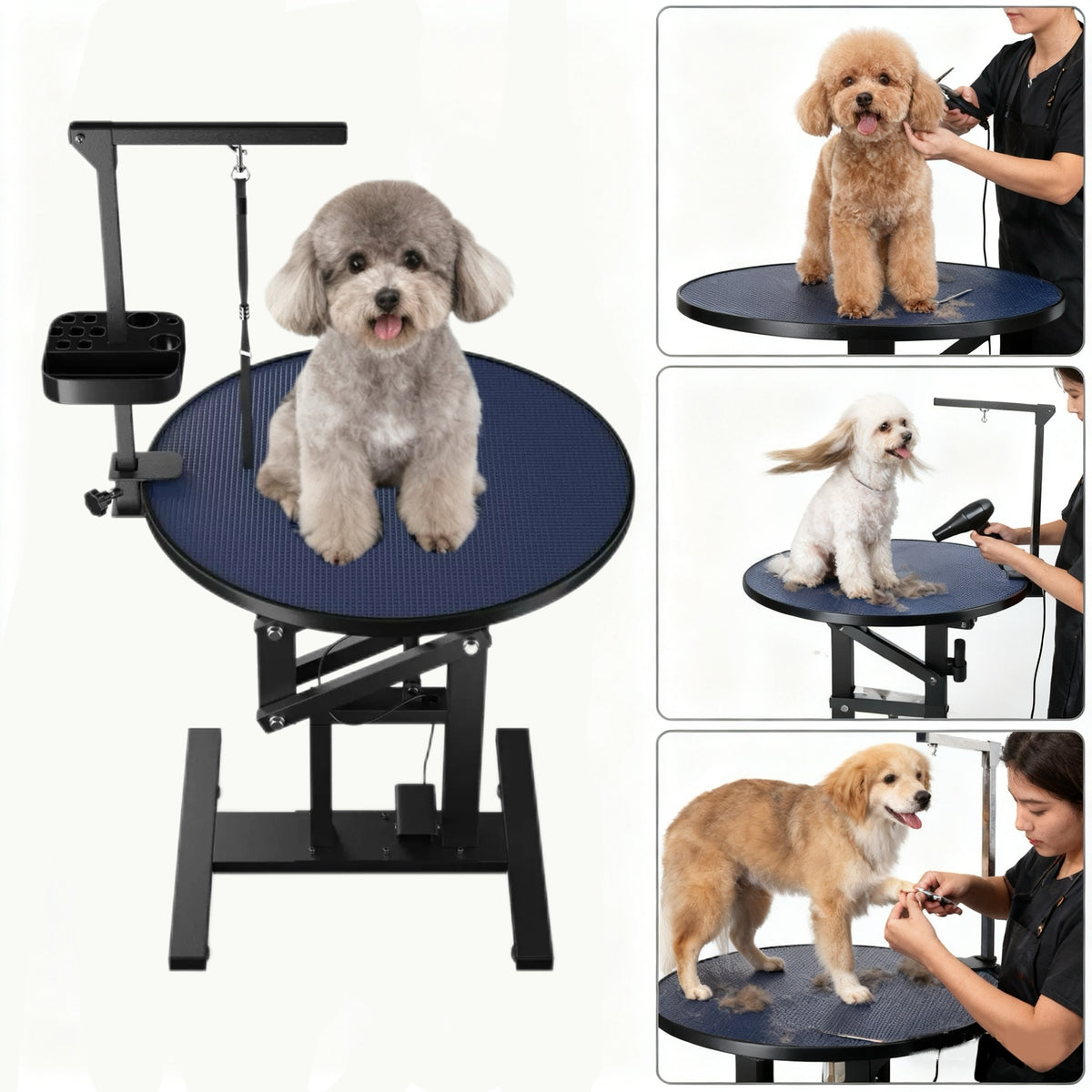 Pet bathing, grooming, rotating table, with a load capacity of 50kg