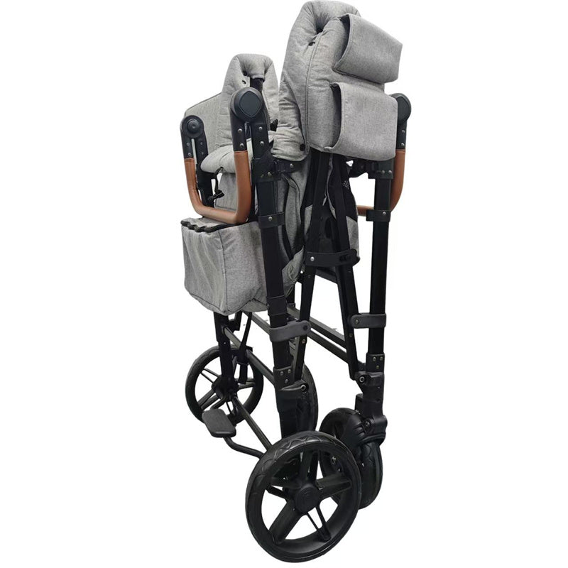 Eeeza Foldable Camping Stroller with Canopy for Outdoor, Oxford Fabric