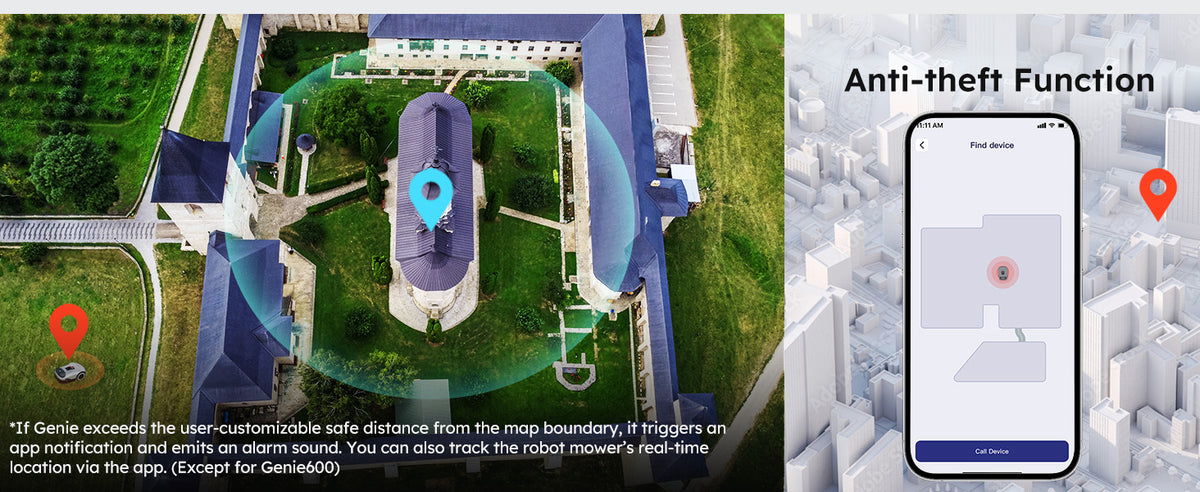 ANTHBOT Genie Series Robot Lawn Mower RTK AI Vision Wireless