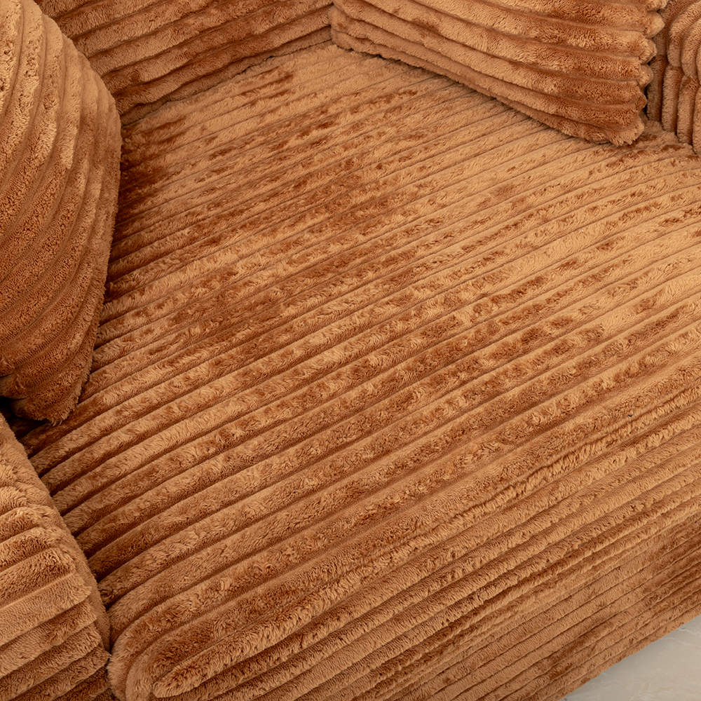 Accent Chair with Ottoman,Comfy Oversized Single Sofa