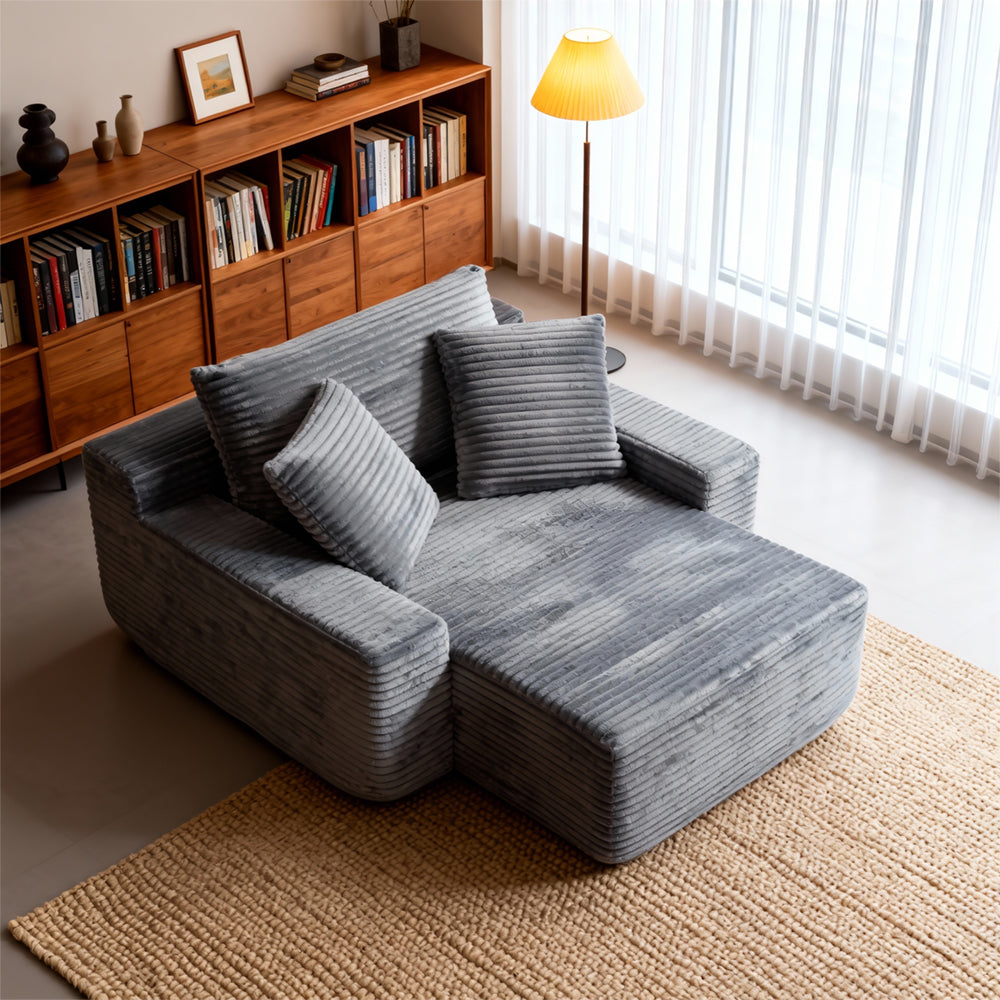 Modular Compression Sofa for Apartment, Modern Minimalist, Tech Fabric
