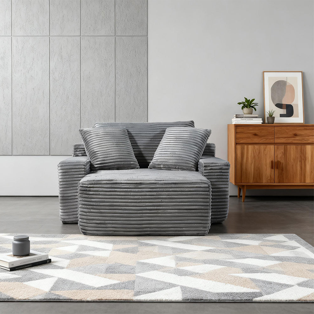 Modular Compression Sofa for Apartment, Modern Minimalist, Tech Fabric