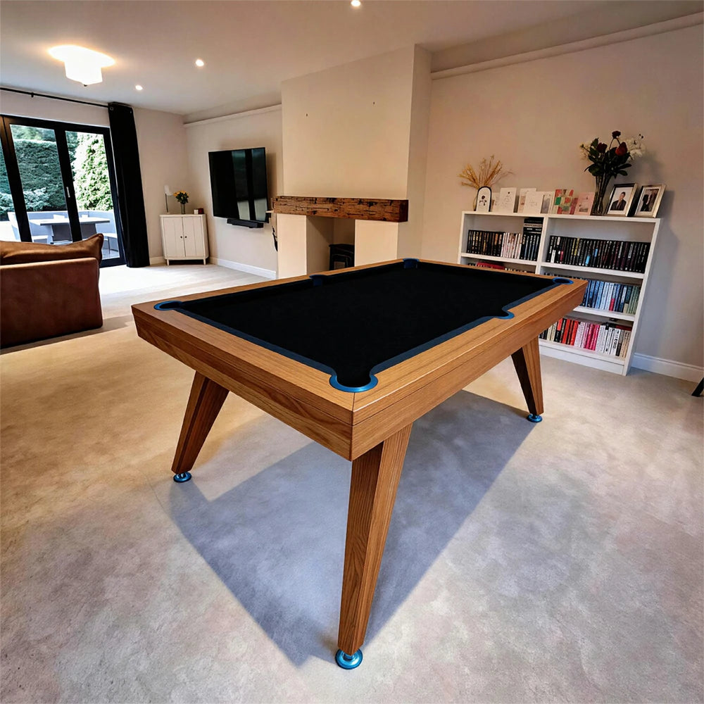 RASSON P1 English Pool Table Convertible to Dining Table, 7ft
