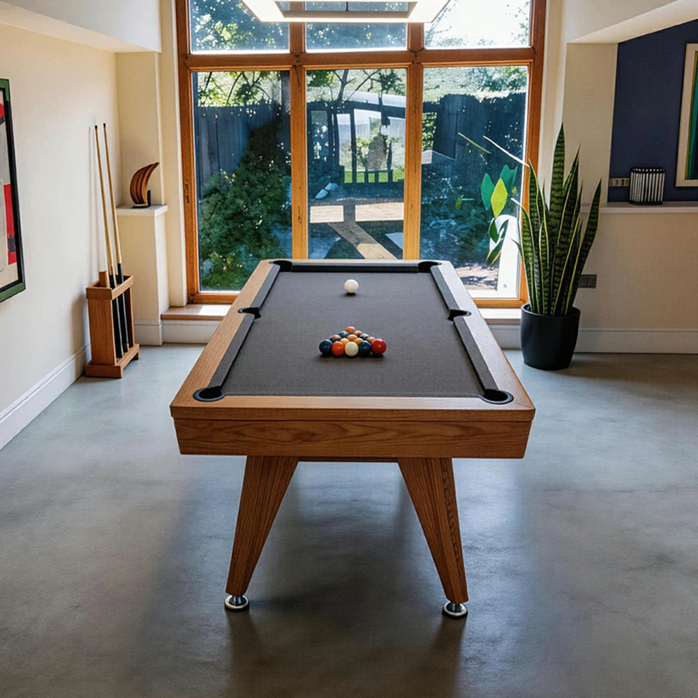 RASSON P1 English Pool Table Convertible to Dining Table, 7ft