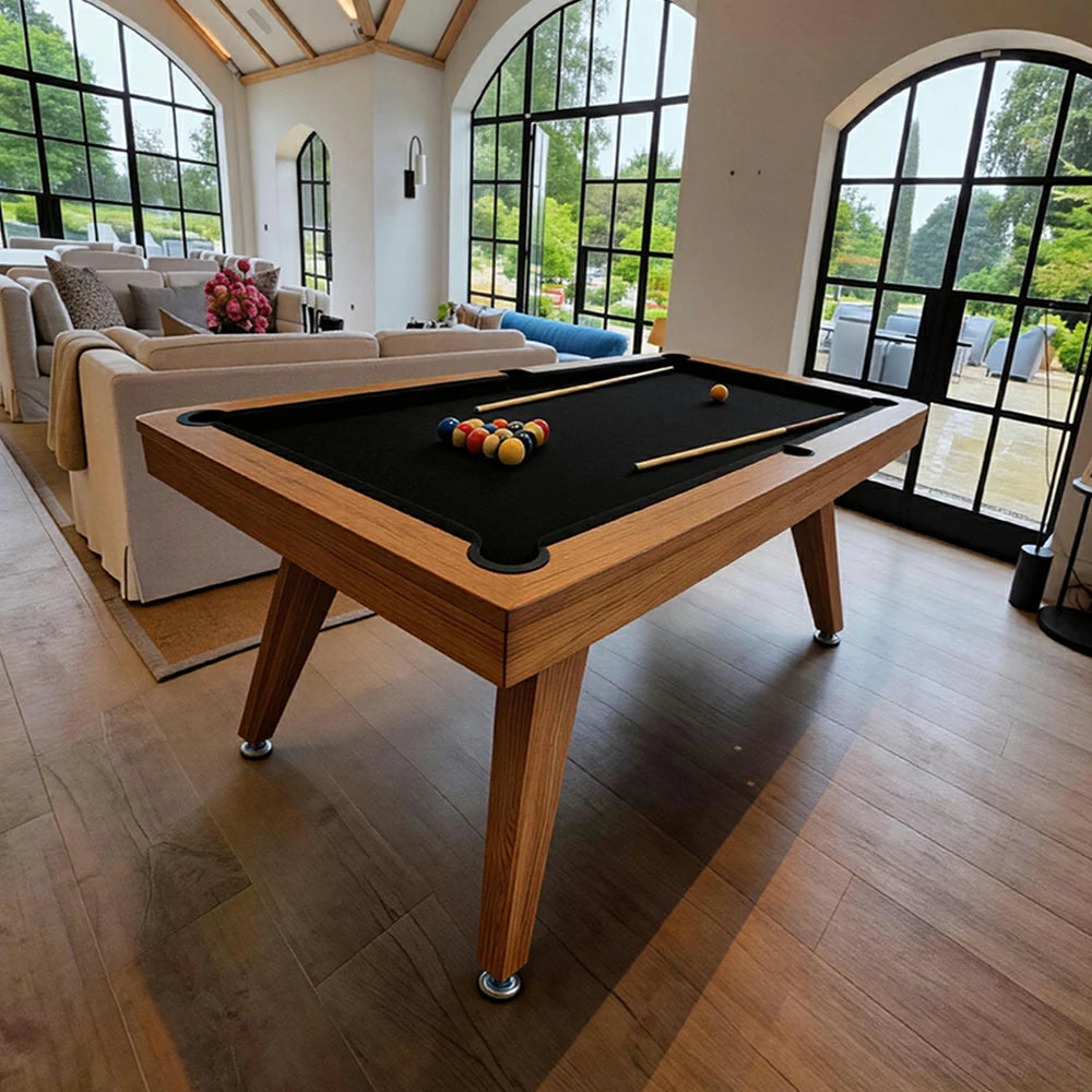 RASSON P1 English Pool Table Convertible to Dining Table, 7ft