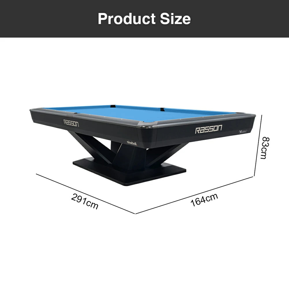 RASSON Victory III American Pool Table, 8ft