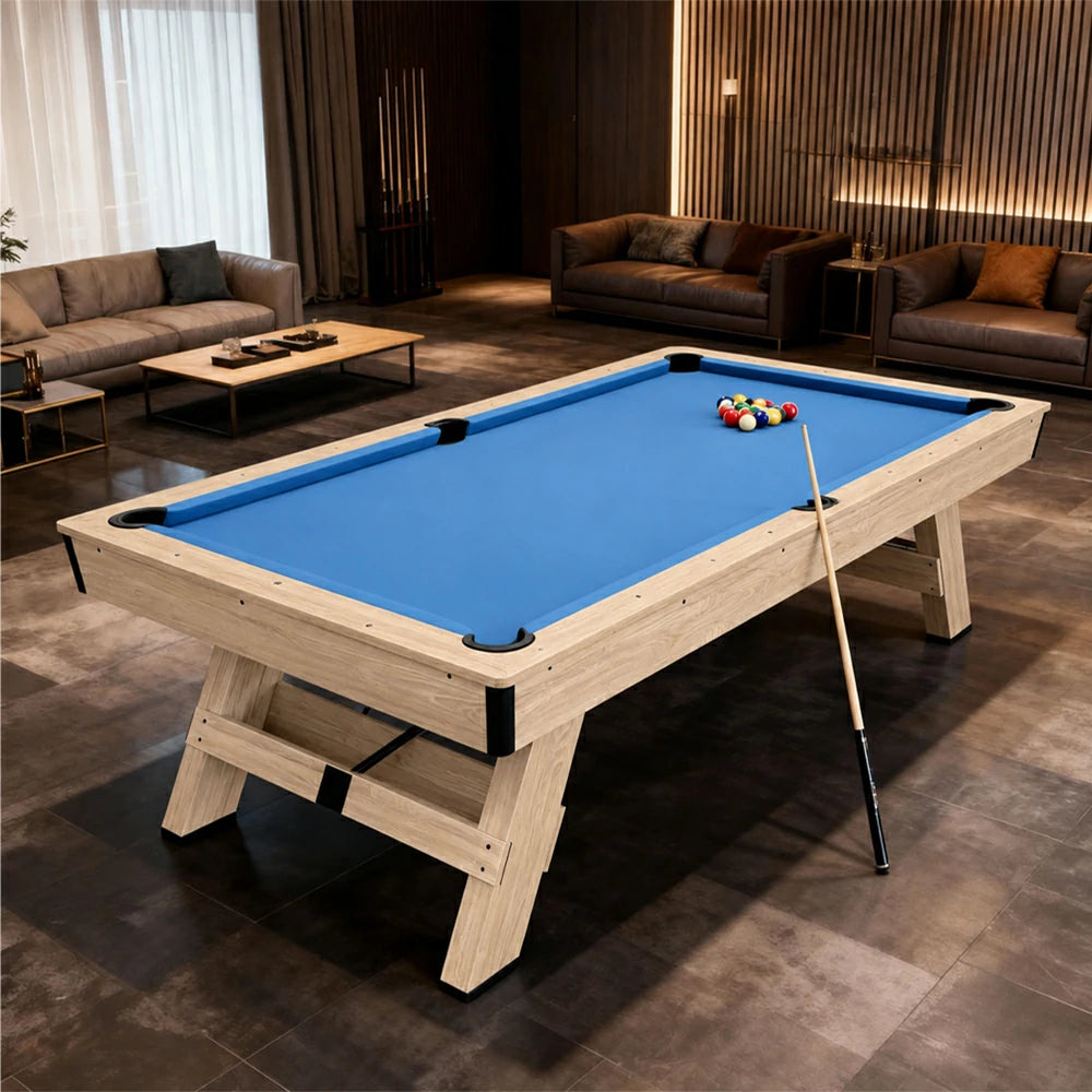 DOBO SPORTS 3-in-1 Billiard Pool Table with Ping Pong & Dining Modes