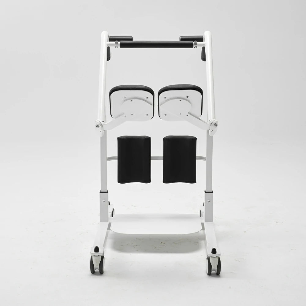 Eeeza HD006 Transfer Stand-up Wheelchair, Steel, 135kg Capacity, White
