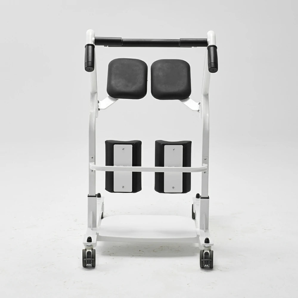 Eeeza HD006 Transfer Stand-up Wheelchair, Steel, 135kg Capacity, White