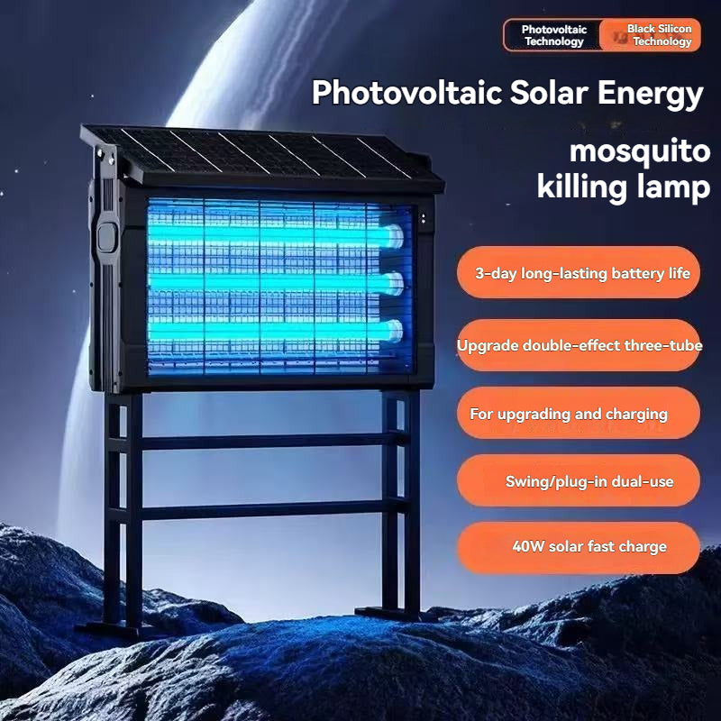 Large Solar Mosquito Killer Lamp for Garden, Waterproof