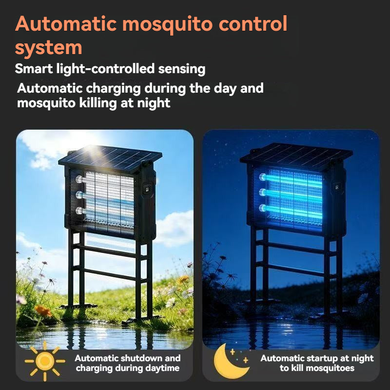 Large Solar Mosquito Killer Lamp for Garden, Waterproof