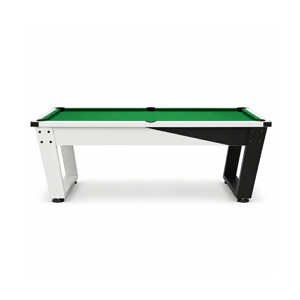 Pool Table with Marble Slate, Iron Legs and Complete Accessories, 7ft