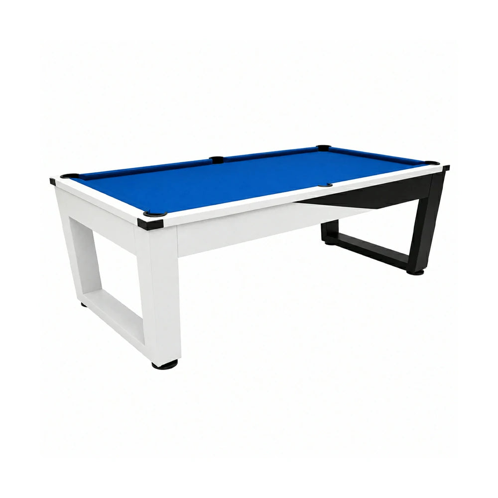 Pool Table with Marble Slate, Iron Legs and Complete Accessories, 7ft