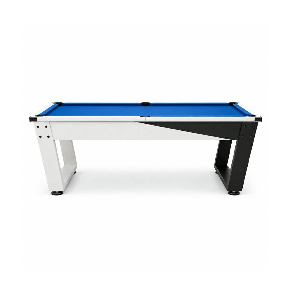 Pool Table with Marble Slate, Iron Legs and Complete Accessories, 8ft