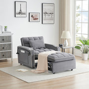 Single-seater Sofa Bed with USB Ports and a Phone Holder, 1.9m Length