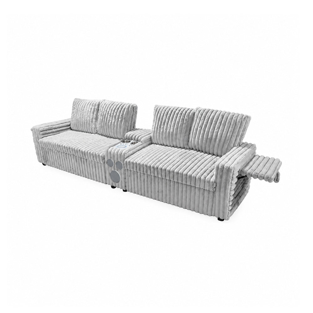 Eeeza Adjustable Modular Sofa Bed with Speaker and Wireless Charger
