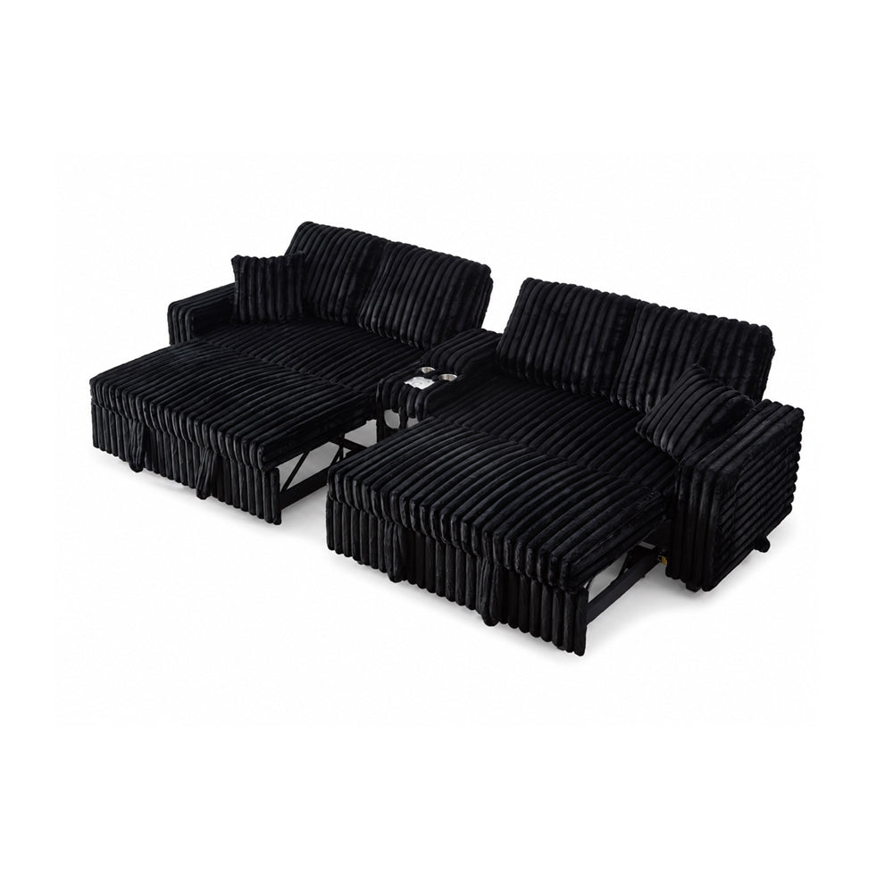 Eeeza Adjustable Modular Sofa Bed with Speaker and Wireless Charger