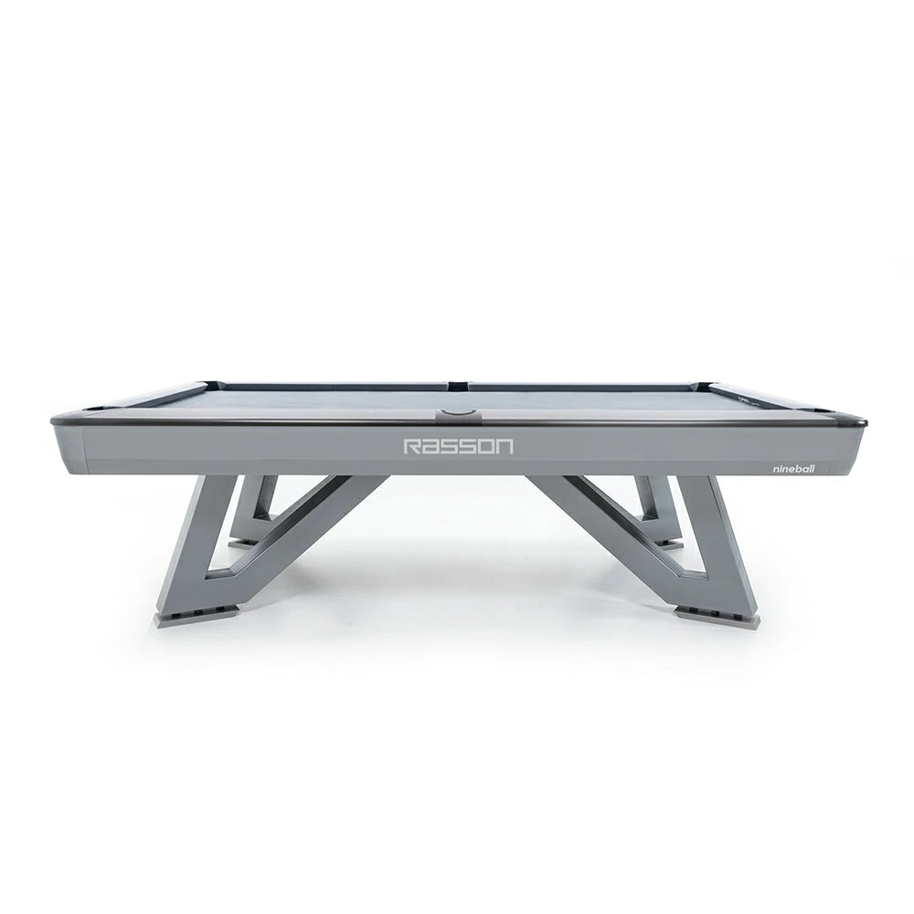 RASSON Wolf US Pool Table, Silver Fluorocarbon, 9Ft