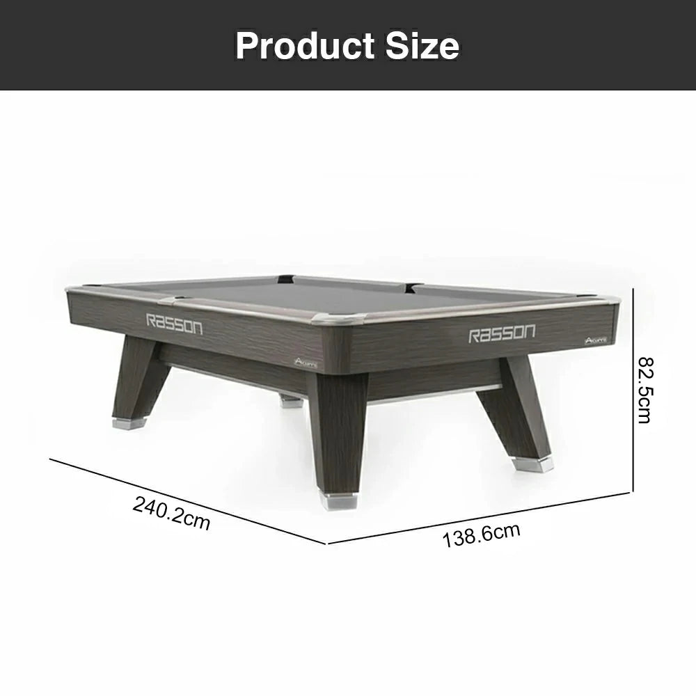 RASSON Acurra Pool Table, Pocket, 7Ft, Sarum Strand