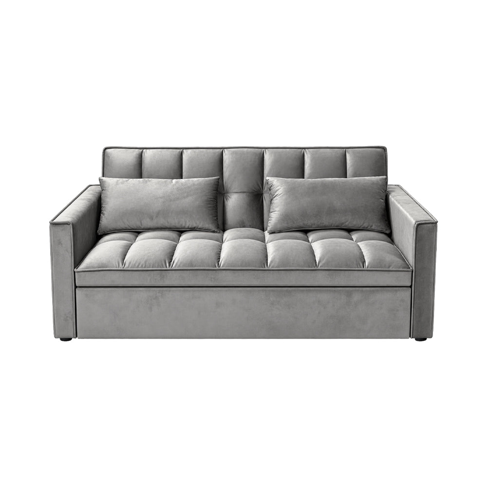Modern and Multi-functional Foldable Sofa Bed, 2-seater, Velvet, 190cm
