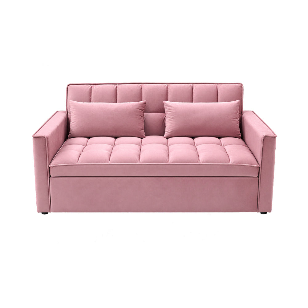 Modern and Multi-functional Foldable Sofa Bed, 2-seater, Velvet, 190cm
