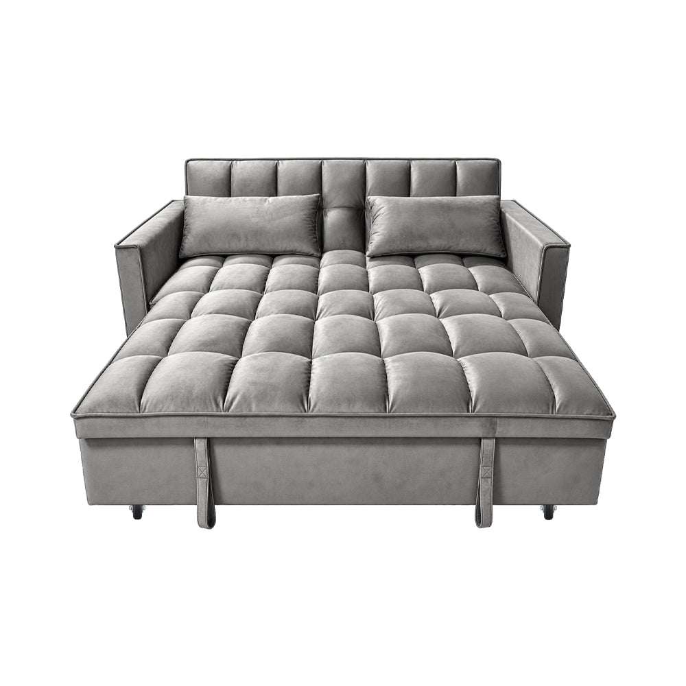 Modern and Multi-functional Foldable Sofa Bed, 2-seater, Velvet, 190cm