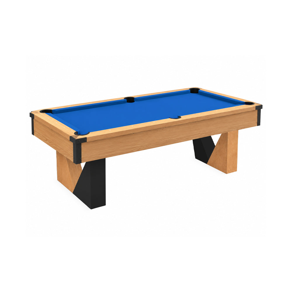 Eeeza Pool Table with Ball Return and Tabletop, Full Accessories, 7Ft