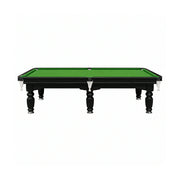 Eeeza Slate Billiard Pool Table with Accessories, Black Frame, 9Ft