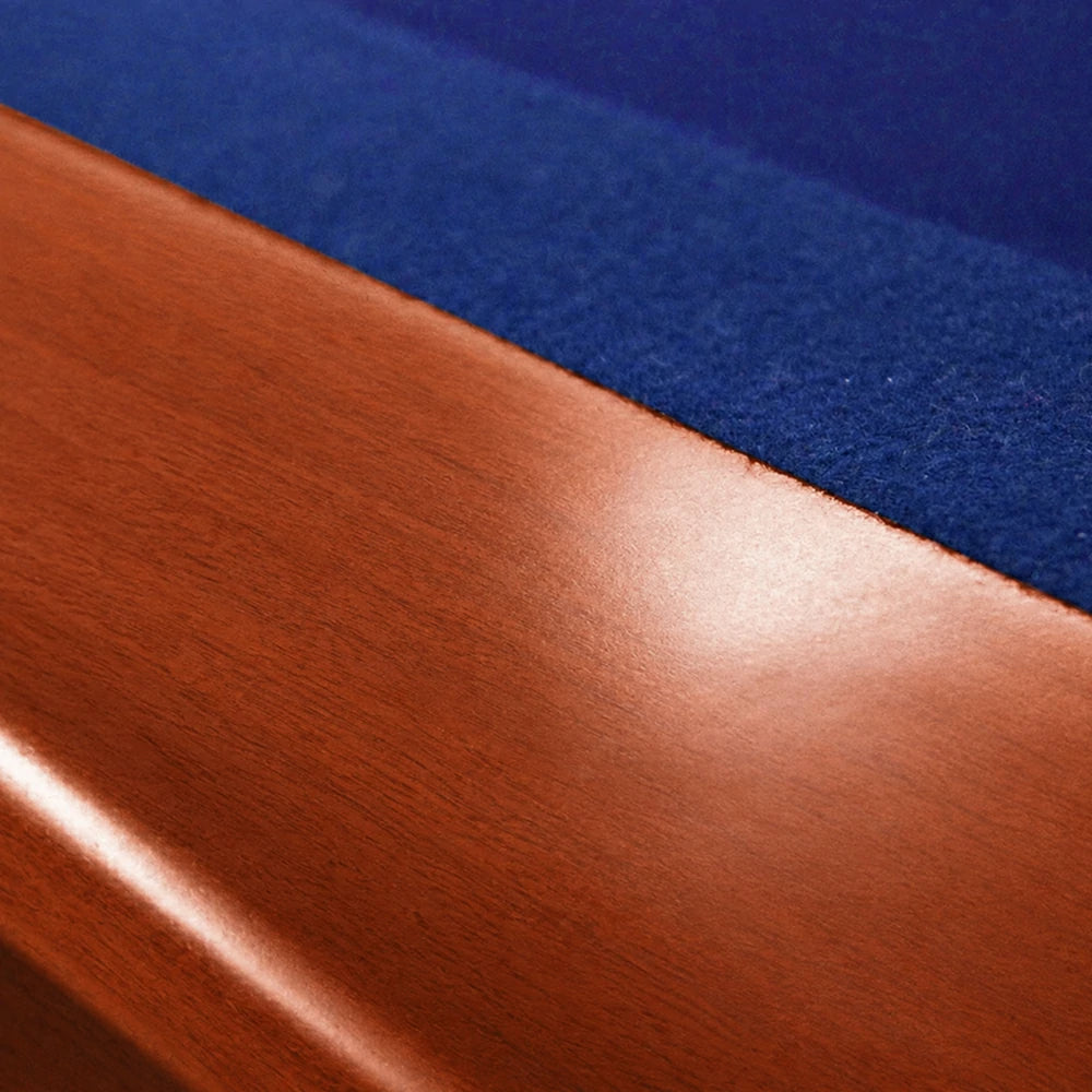 Eeeza Slate Billiard Pool Table with Accessories, Walnut Frame, 9Ft
