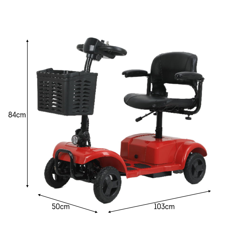 Eeeza Y1 Foldable Electric Mobility Scooter, 250W 24V 12Ah