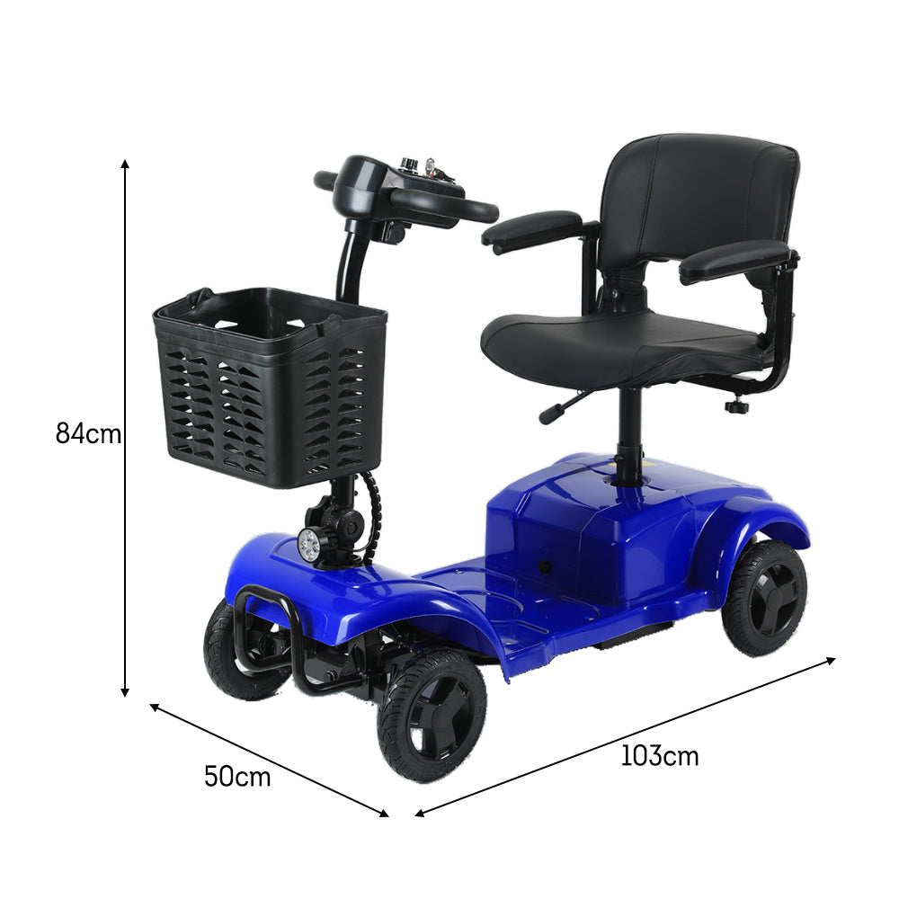 Eeeza Y1 Foldable Electric Mobility Scooter, 250W 24V 12Ah