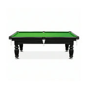 Eeeza Slate Billiard Pool Table with Accessories, Black Frame, 8Ft
