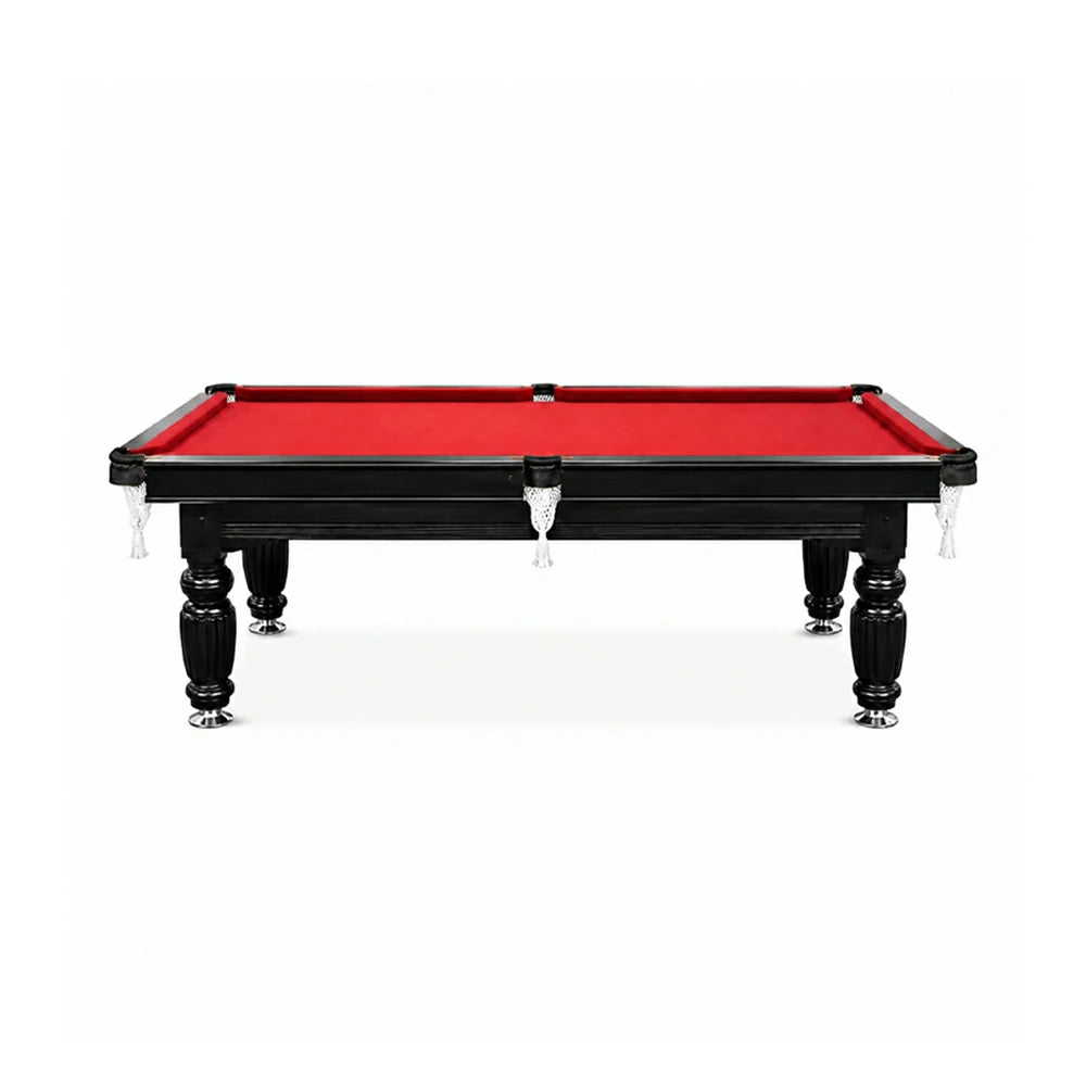Eeeza Slate Billiard Pool Table with Accessories, Black Frame, 7Ft