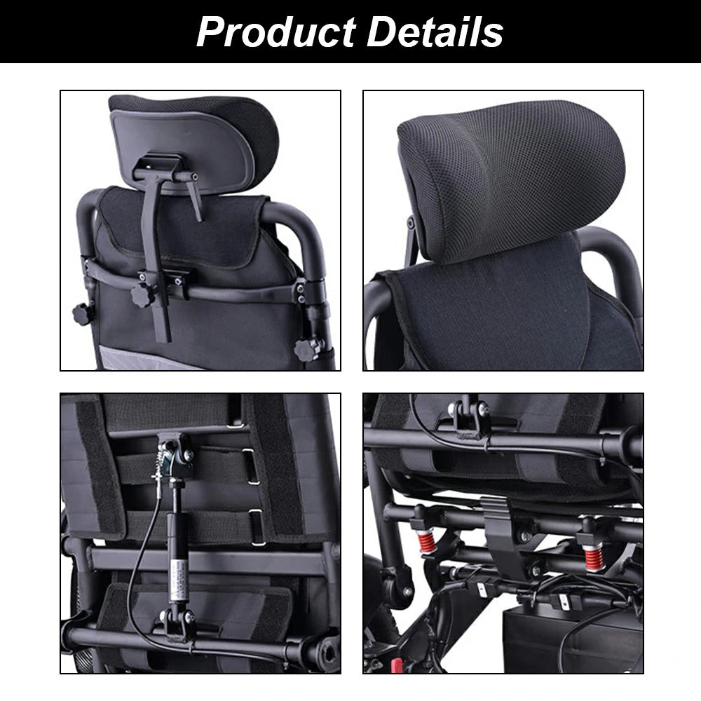 Eeeza 9001 Foldable Electric Wheelchair, 1-6km/h, 24V13A, Black