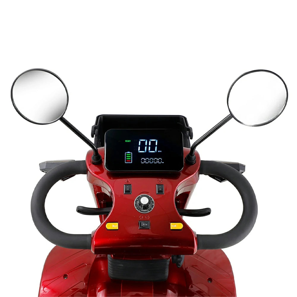 Eeeza BSH Deluxe Mobility Scooter for Senior, 500W 48V Comfort Cruiser
