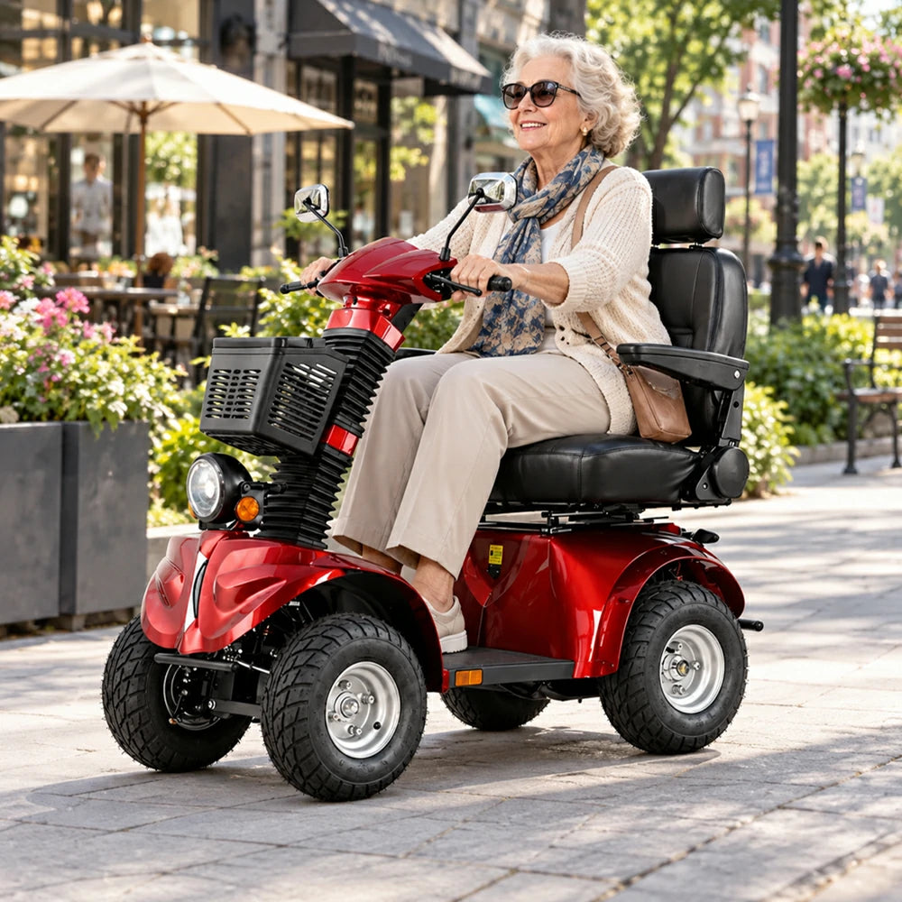 Eeeza B56B Duo Electric Mobility Scooter, 800W 60V 20Ah