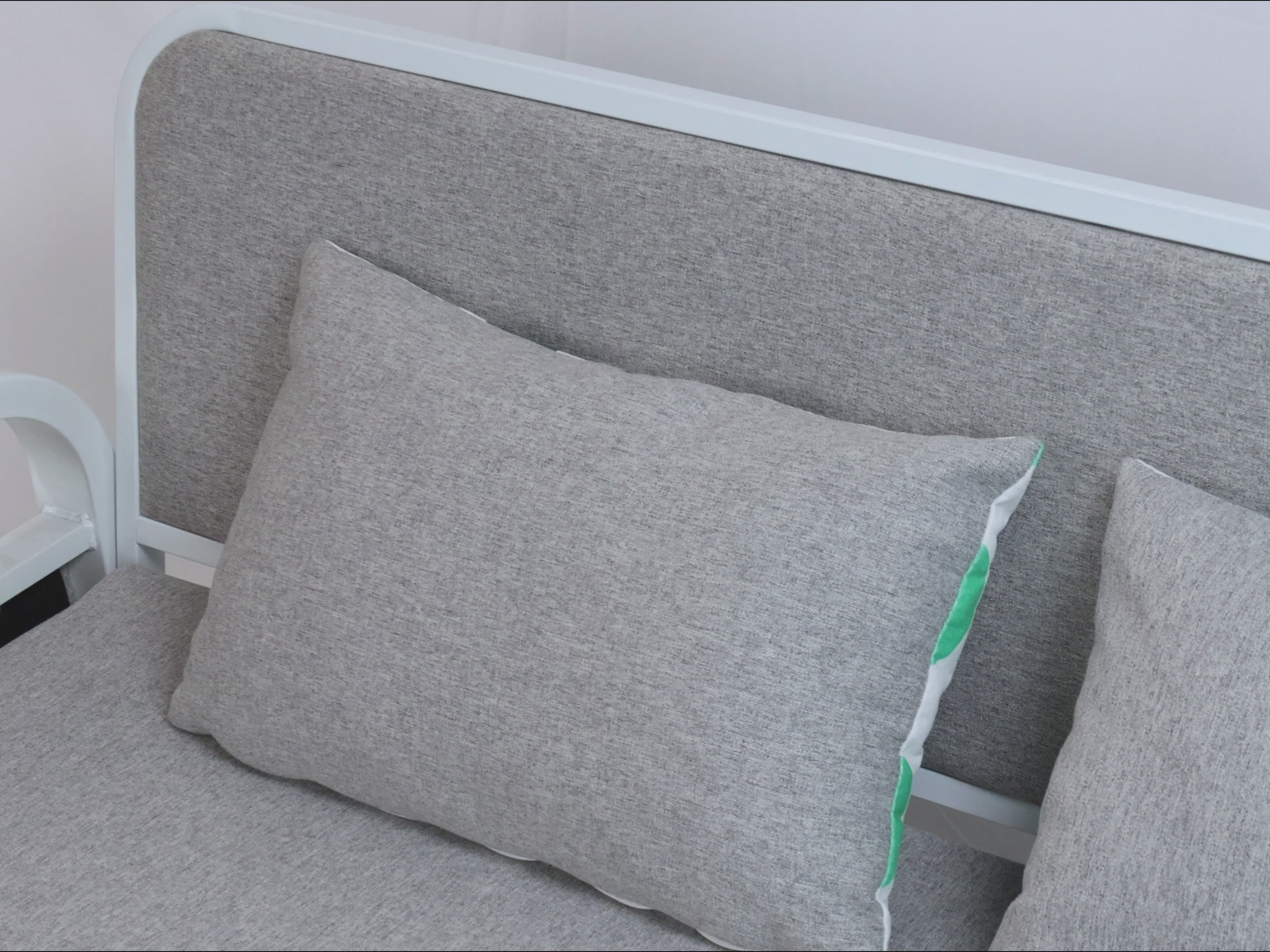 Load video: Convertible Sofa Bed with Hidden Storage and 2 Cushions,2-seater, Gray