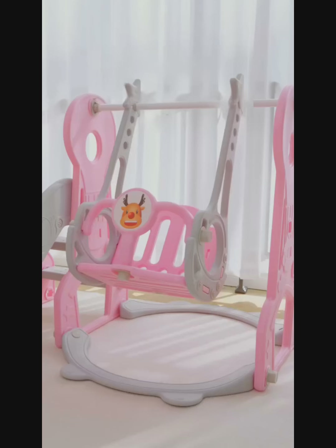 Load video: 4 in 1 kids swing and slide