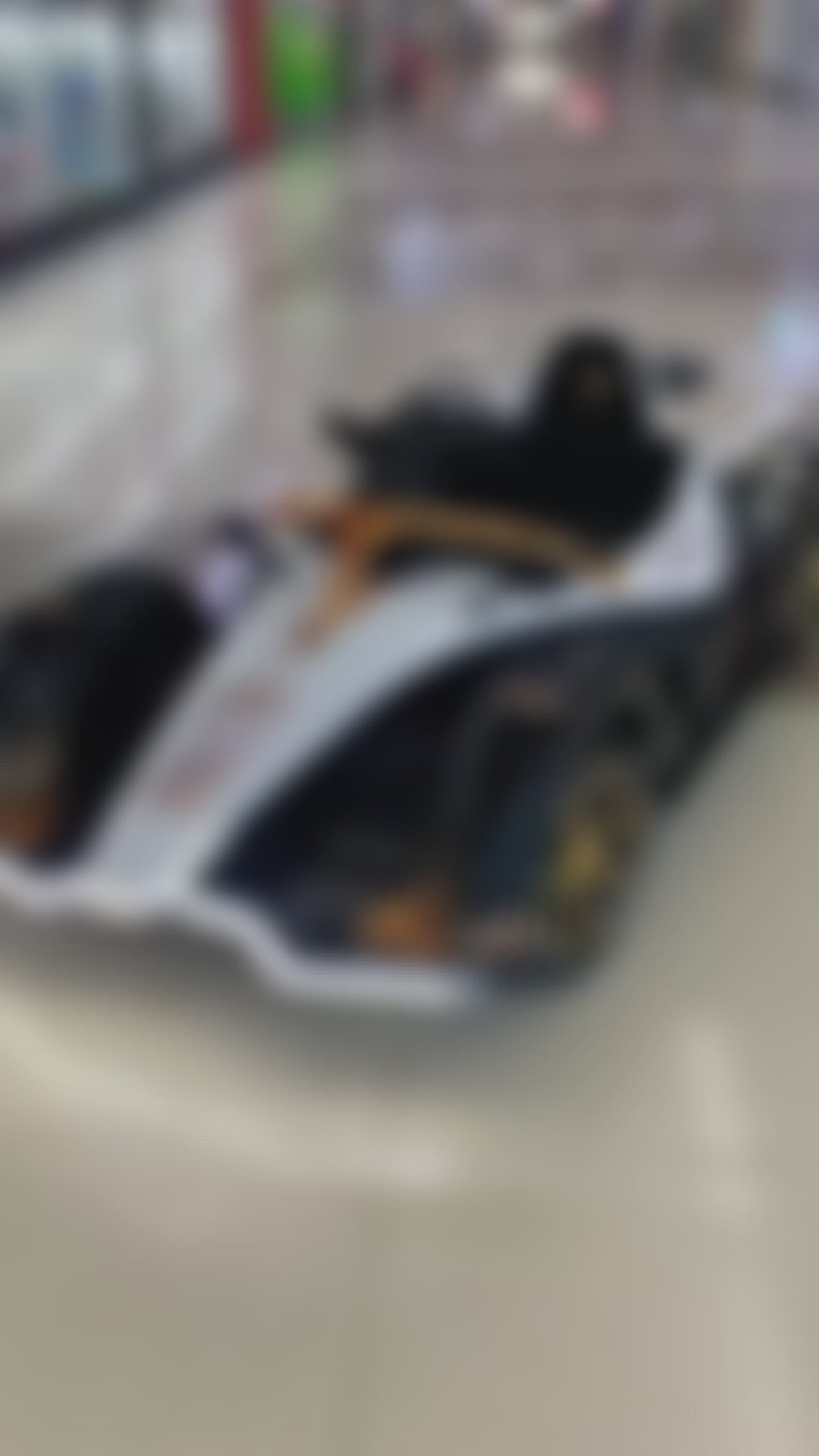 Load video: Eeeza 12V 7Ah Dual Drive Electric Go-Kart for Kids with Remote, MP3, and LED Lights